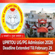 UPRTOU UG/PG Admission 2026 Registration Deadline Extended till February 25; Apply Now at uprtouadm.samarth.edu.in